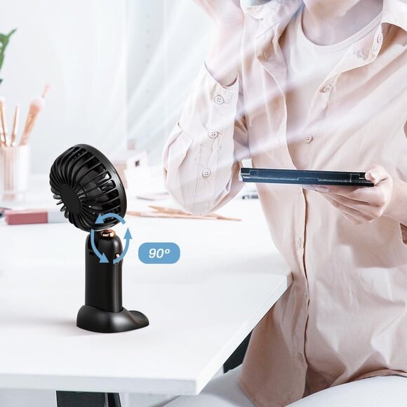 Portable Handheld Fan 4000mAh Battery - Picture 3 of 8